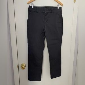 Structured cotton chino-style pants with stretch! Barely worn.